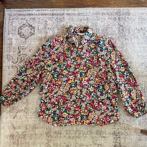 Vintage Wing Lee Floral Button Down Blouse